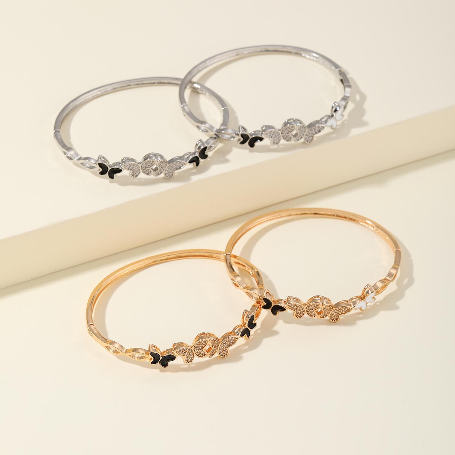 Butterfly Crystal Bangle – image 1