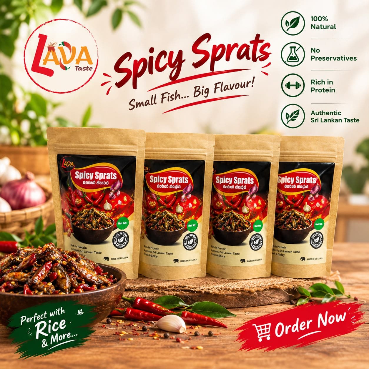 Spicy Sprats, Food & Beverages product